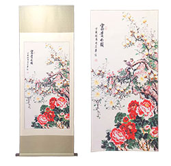 富贵白头大卷轴